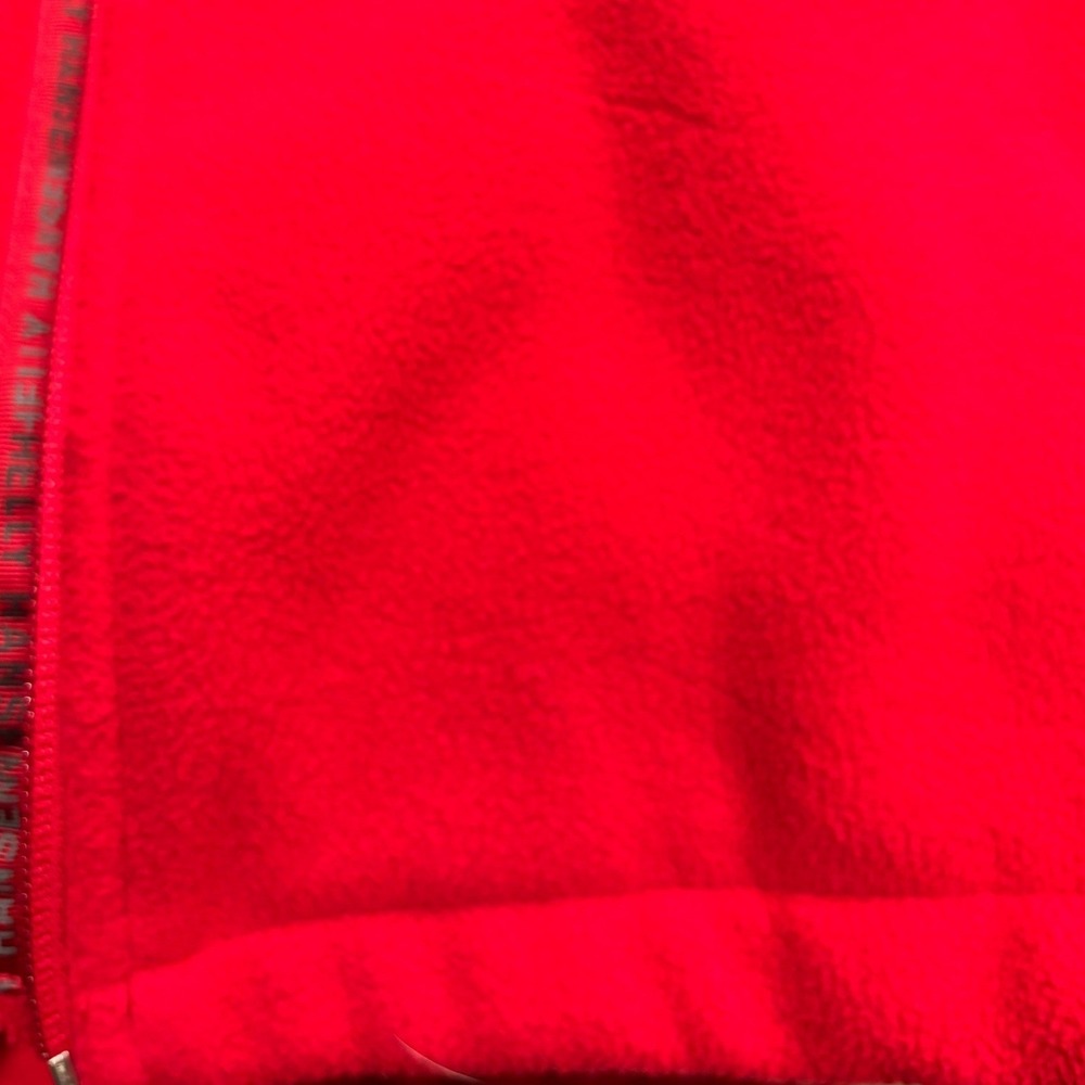 Helly Hansen Mens XL Red Fleece Full Zip Jacket Mock Neck‎ Logo Outdoor Hiking - Picture 8 of 10